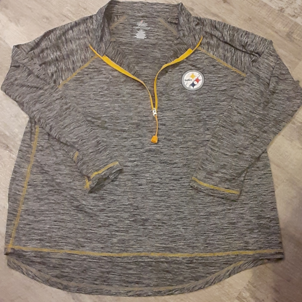 Steelers athletic 1/4 zip pullover NFL